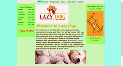Desktop Screenshot of lazydoggrooming.com